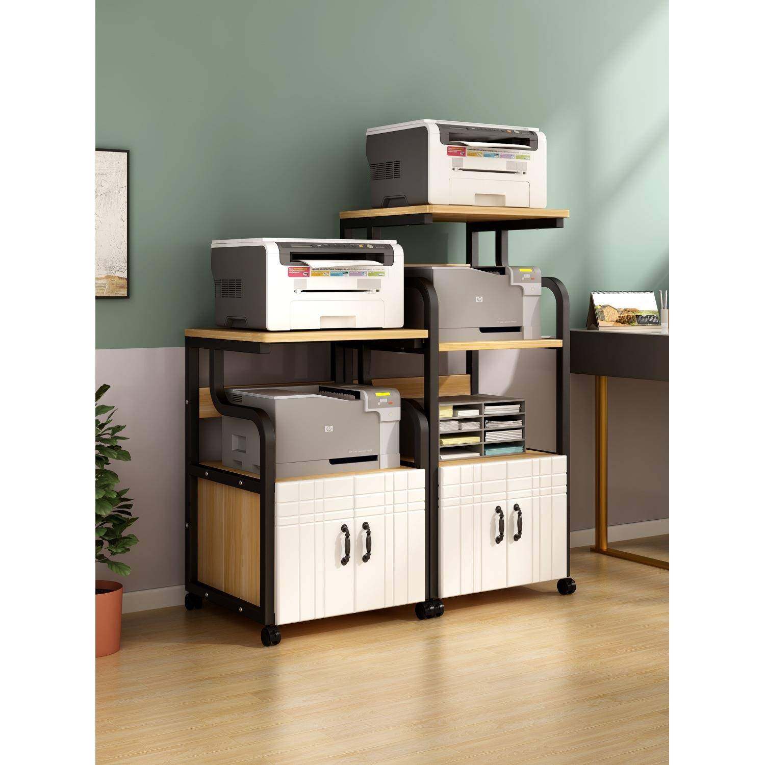 移动打印机置架物架子多层落可地收纳架放置架LIA办公室桌边子柜