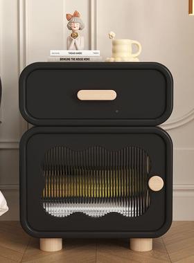 盛邦荣头柜简约现代新54425款法收纳柜床式边风柜床卧室小型网红