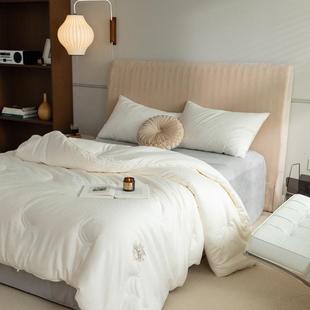 舒适春新款 8支0大提花冬FAG秋被保暖被大豆纤维二合一子母被被子