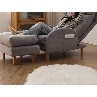 单人沙发小户OKR型懒人贵床妃椅可躺可睡阳台闲孕妇小发休卧室沙