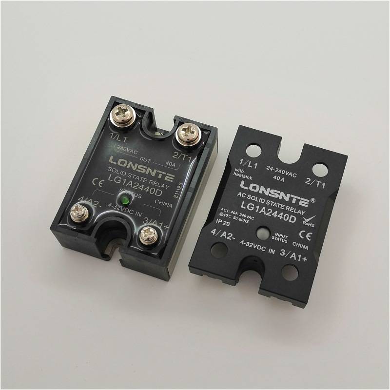 LG1A24100A蓝石固态继电器单相220VAC交流控制交流过零 SSR-100AA