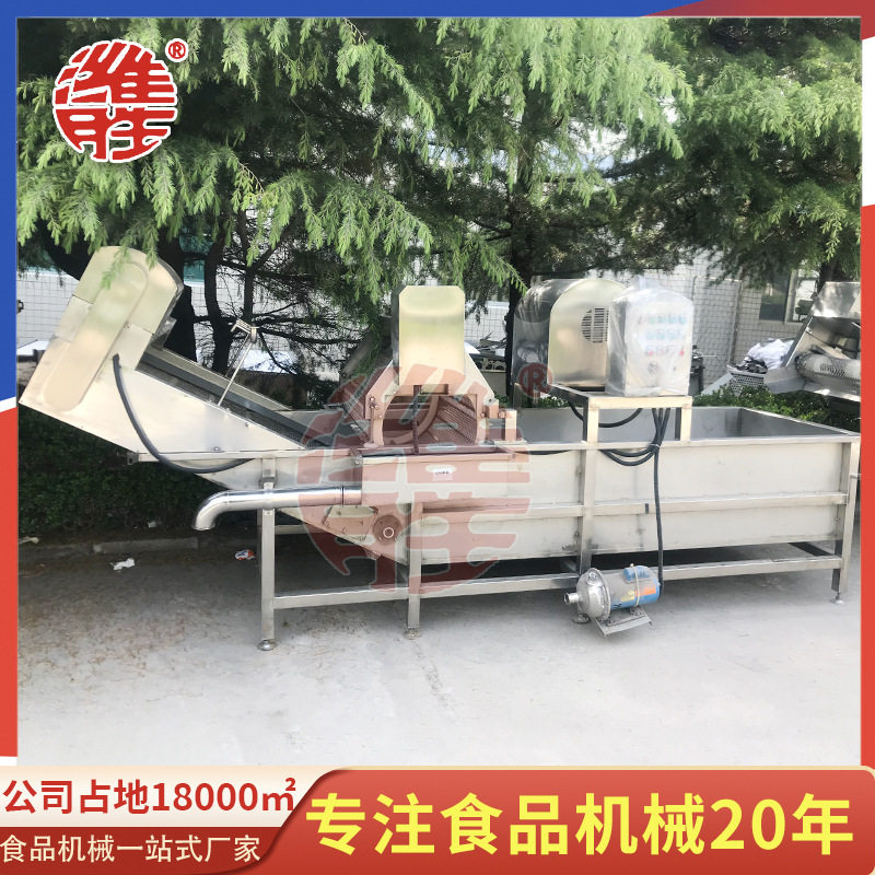果蔬高压喷淋循环水气泡清洗机