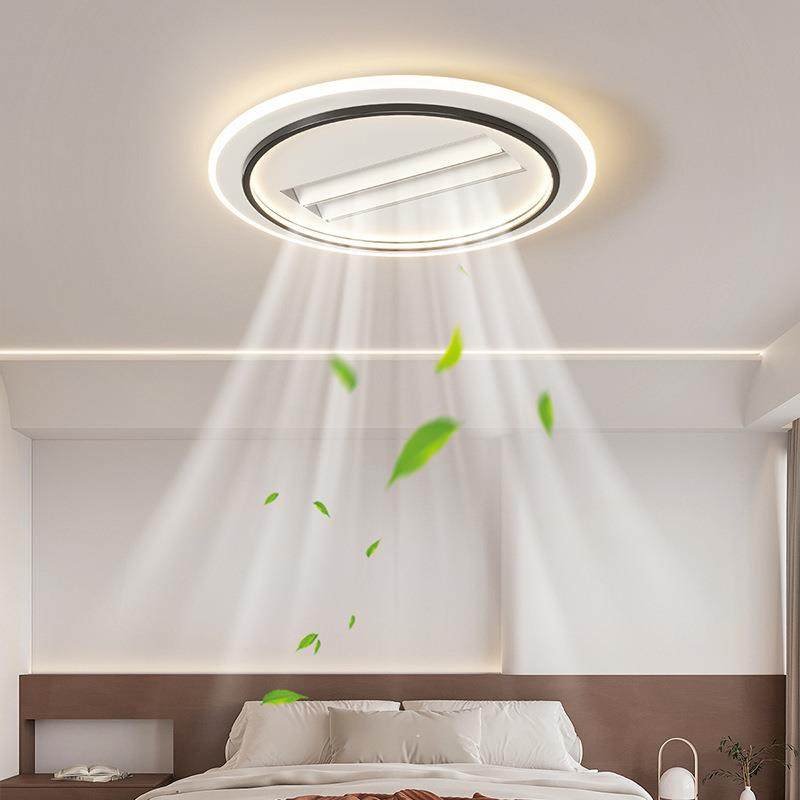 2025形年新款客约灯隐形无叶风扇灯厅现代简长方大厅超亮吸顶527