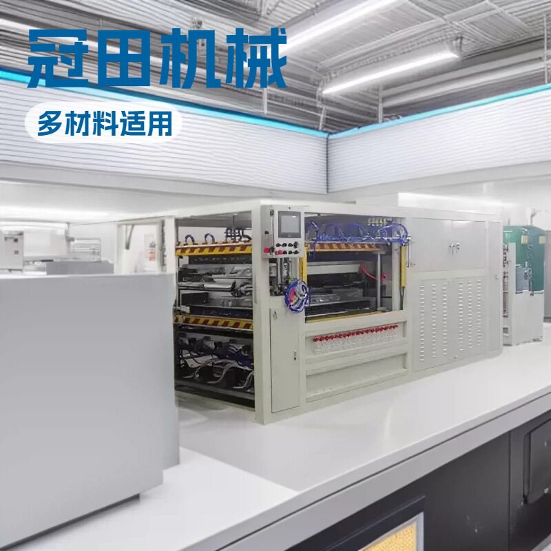 PC材料压热自动吸塑成型机 PC高速成型机 PC透明厚片吸塑成型机