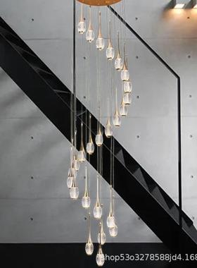 楼长吊灯别墅旋转of公寓挑高客厅楼梯梯间灯复式楼79403中楼梯lt