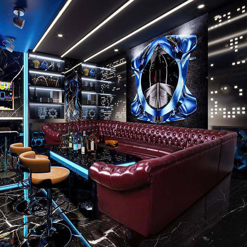 私LNR豪华KTV沙发转角用卡人座家包厢酒吧U型家庭影院发沙组合