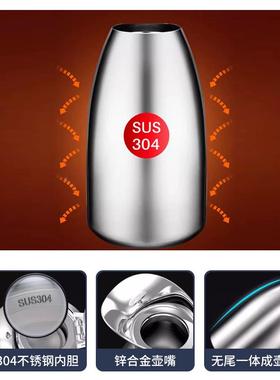 厂家保温家双层30430不用锈钢4热水瓶大容量水壶2升壶全钢开水瓶