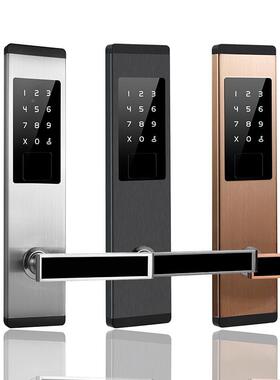 酒门通锁民宿公锁寓IZX密码锁智能感应通刷卡锁宾馆店磁卡电子门