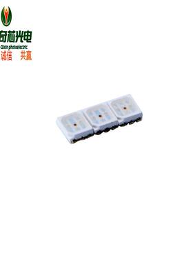 ED贴片光源六只脚金线铜支架0.1W三安晶R元芯片HXZ3V3528GBL灯珠