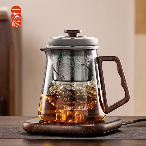 顶壶超薄木纹电陶静音煮茶炉