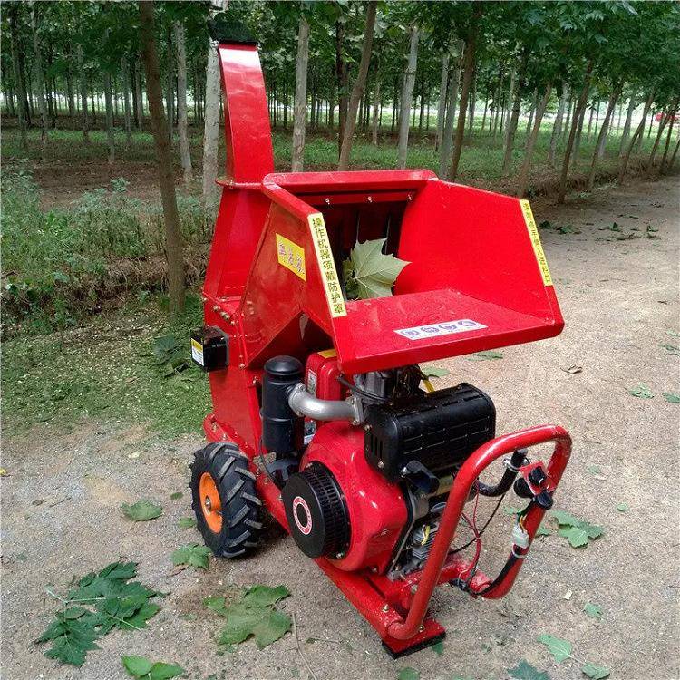 果园机款树木动碎枝电升级小型园林移动式枝NSQ条树叶破碎机