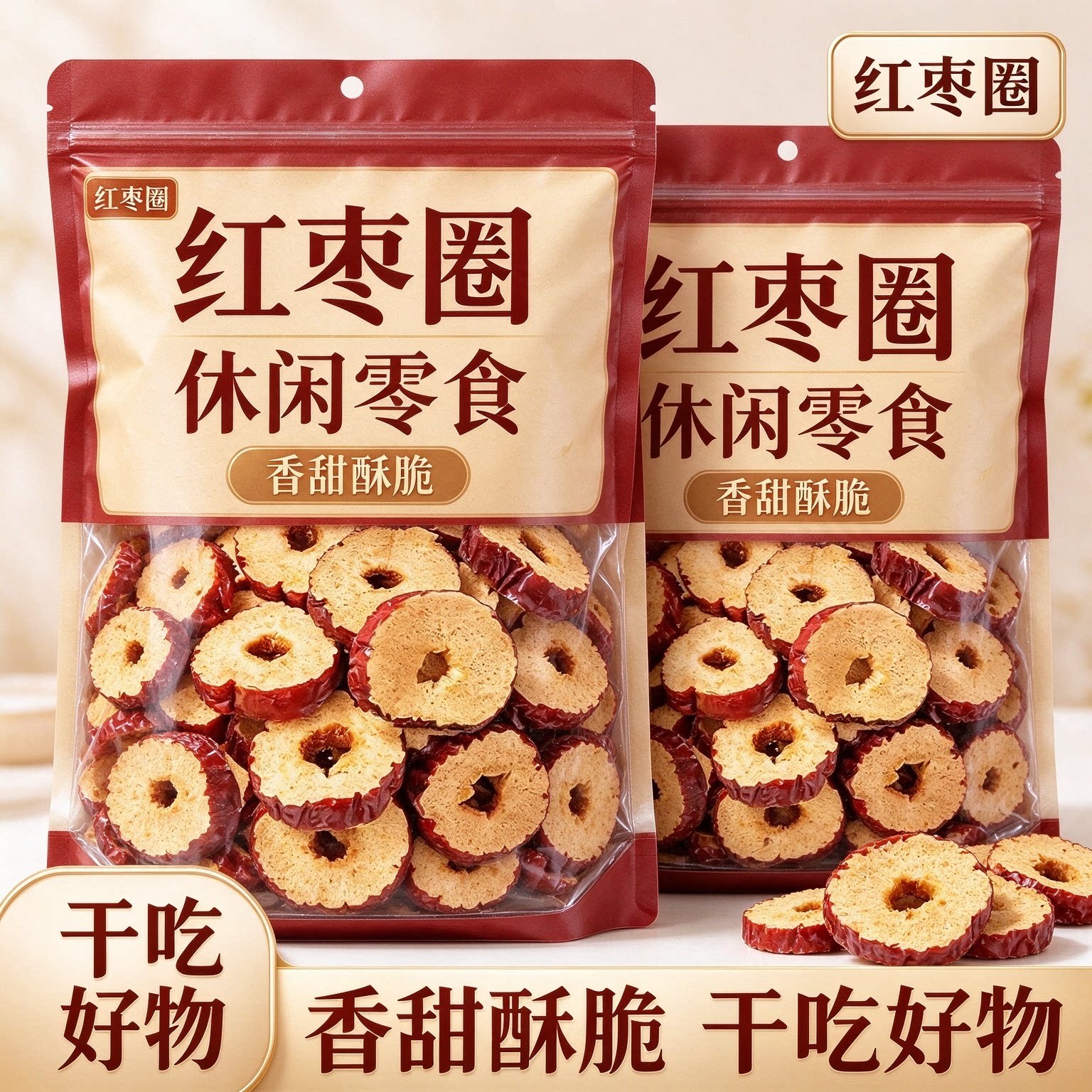 新疆特产去核红枣片泡茶泡水