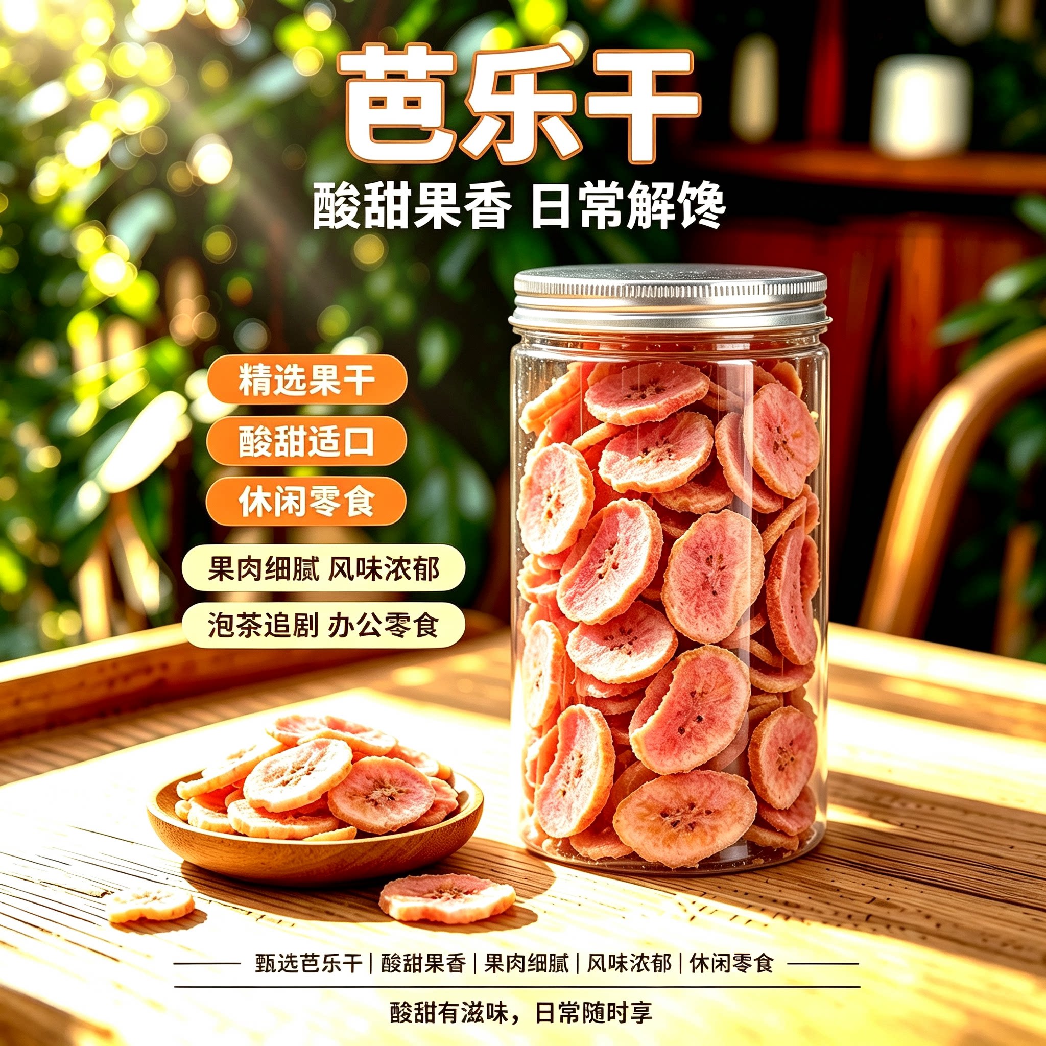 酸甜红心芭乐干即食果脯蜜饯