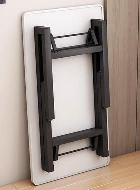 折叠子家用矮桌桌饭桌子写字桌长方吃餐WLQ桌摆摊桌形出租房简易