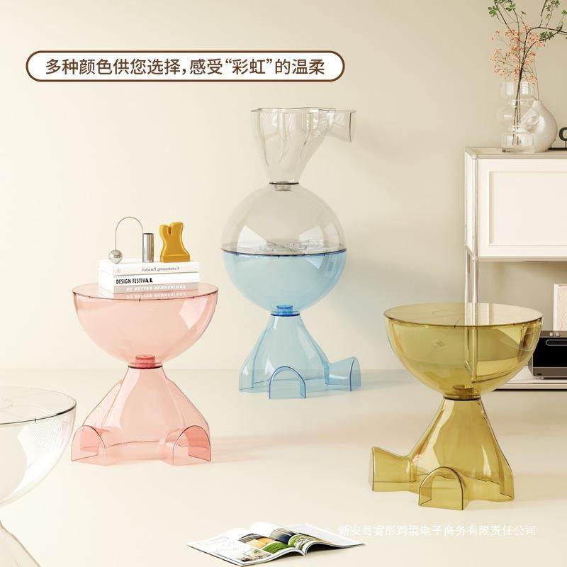 简件约透明边几边几家用风厅落地摆物客架床头柜替代品沙发置边几,住宅家具,角几/边几,淘宝优惠券,粉丝福利购,淘宝优惠卷