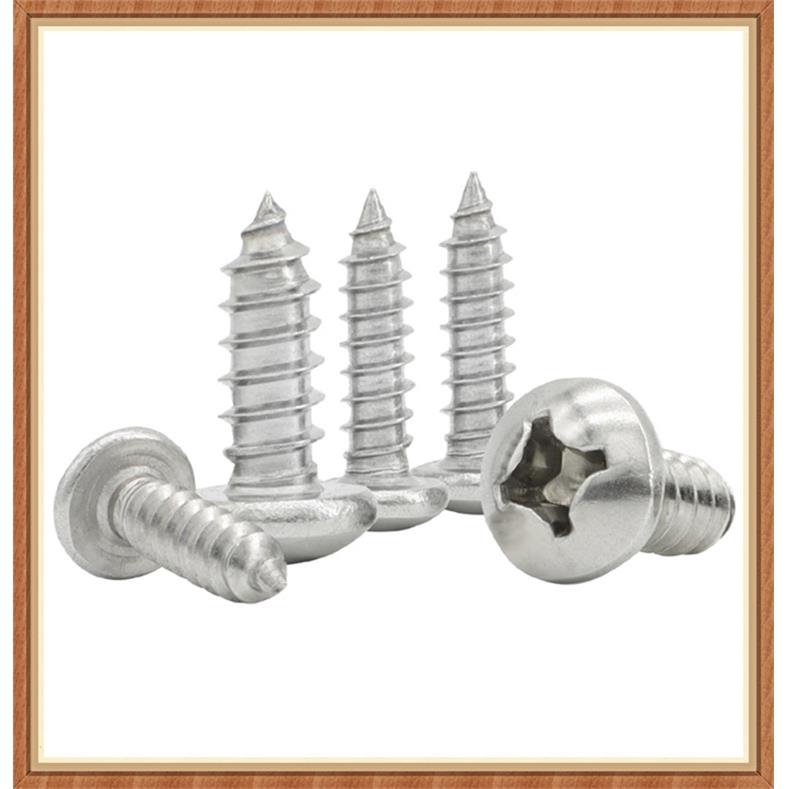 *304不锈钢P十字圆头自攻螺钉M4*151NTB922*9A0**100盘头自攻螺丝