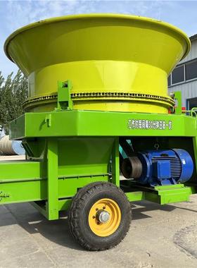 转盘式秸秆旋油9FSJ-100铡切粉碎用机养殖场草料段揉丝机电两草捆