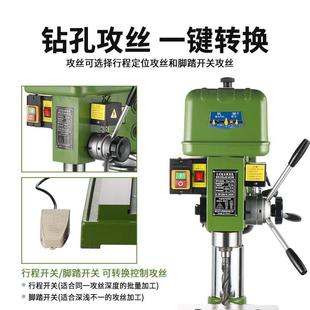 杭湖工业级钻攻两用机高精多功能台钻ZS4DQH1122A16S4Z10度ZS4125