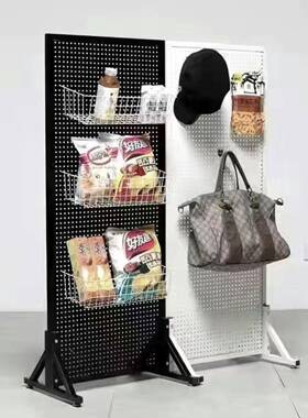 金属洞板免打孔墙组面合收架隔纳板墙壁IJD洞厨房浴室宿舍置物架