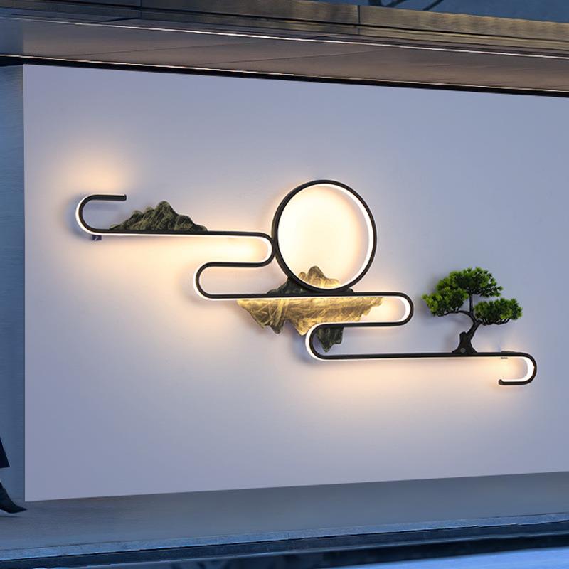 庭院灯太阳能墙户外灯RXR防水外式装饰灯墅围墙影别壁灯新中景观