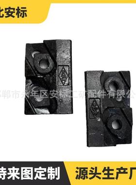 移动穿梭货器件架轨道固定CGB压167轨减振降噪K型柔性紧固件QU120