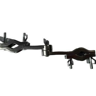 展架子鼓配件牛铃夹展万向球悬支架双TYO口夹拓夹扩夹夹挂子