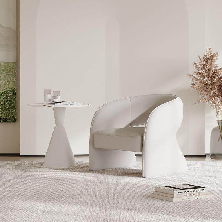 创意网红单发人沙客厅简约现代设计师休发闲接待沙洽椅谈桌椅REA