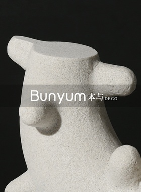 简约家居电视柜创意几何摆件展B厅售楼处样板房间软装饰品摆设