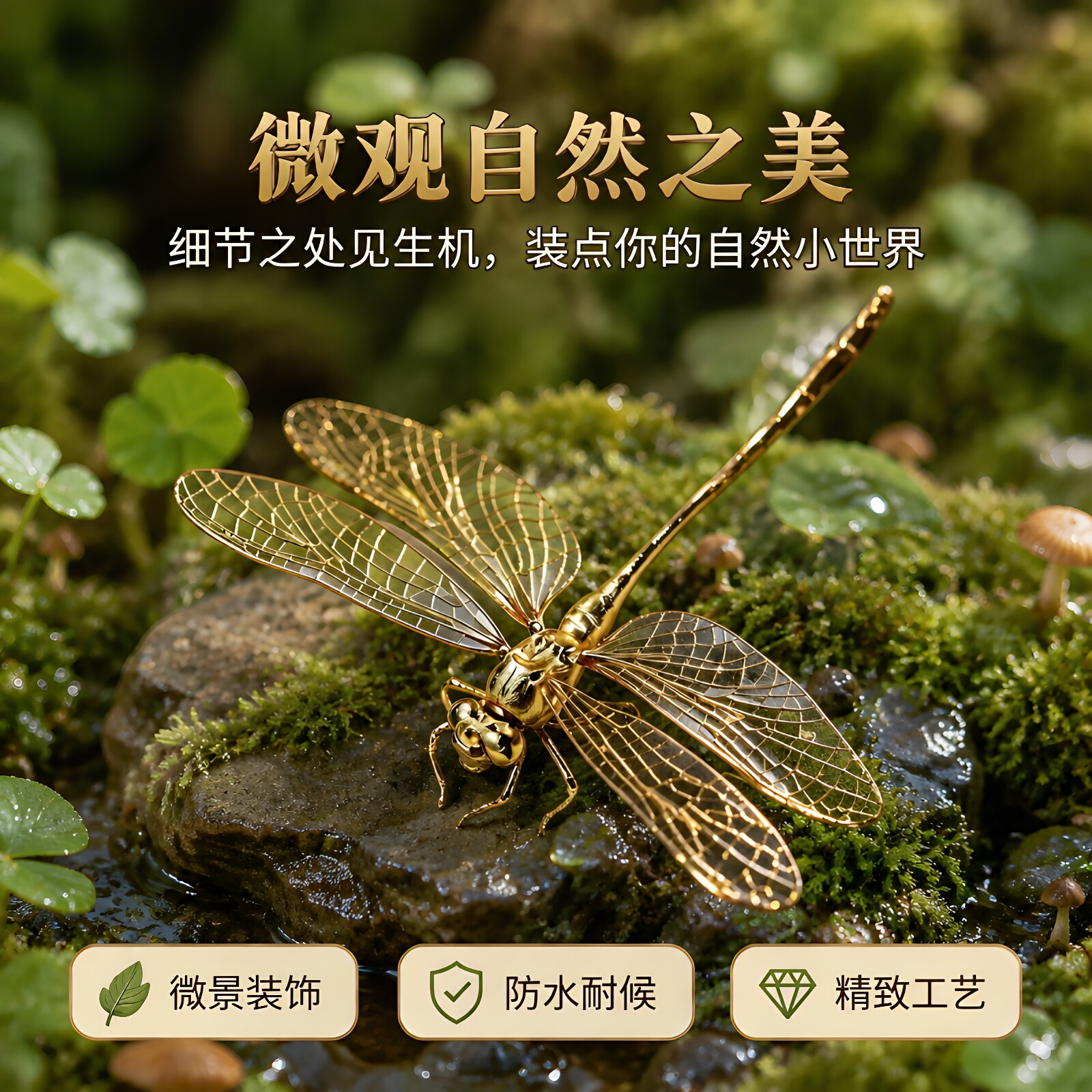 【限购1单！】精致昆虫微观摆件图片