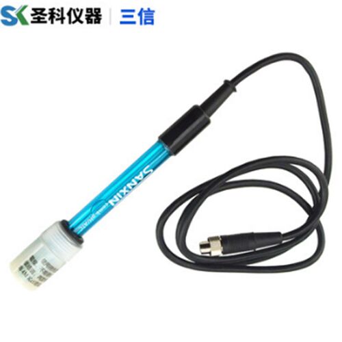 三信仪器ph电极201T-Q 201T-M实验室玻璃塑壳ORP复合电极ph计探头