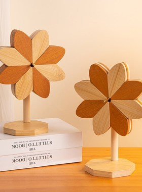 创意风车隔热垫餐桌摆件家用耐高温防烫杯垫折叠锅U垫家居装饰好