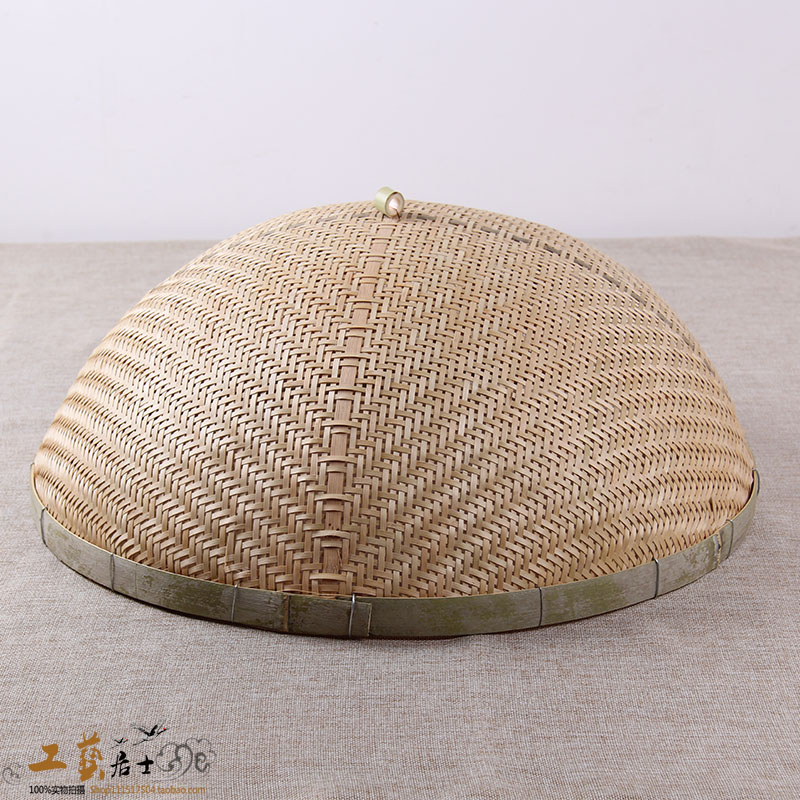 竹编菜罩食物罩 饭菜罩r防尘罩防苍蝇罩 餐桌罩 饭菜罩 竹制品