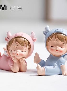 治愈系摆件少女心可爱迷你摆设创意家居办公桌面小装X饰品生日礼