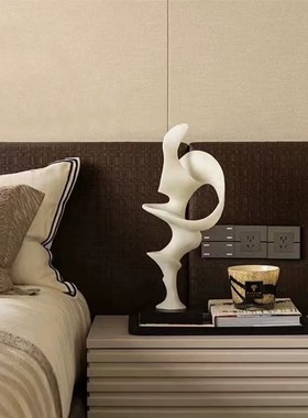 简约抽象人物雕塑艺术装饰摆饰客厅玄关电V视柜家居装饰品