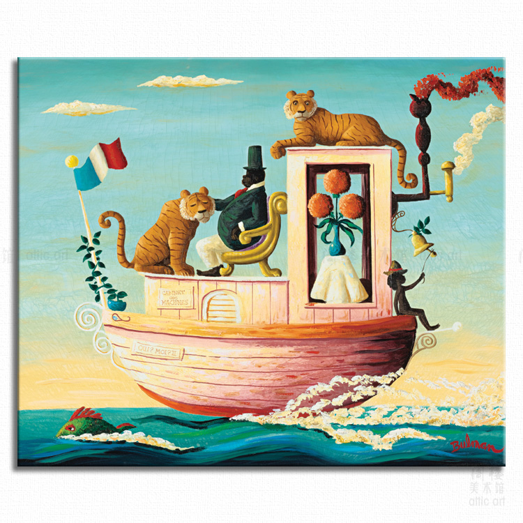航行 装饰画 lma朴r素艺术热带海洋岛屿风情客厅书房酒吧儿童房