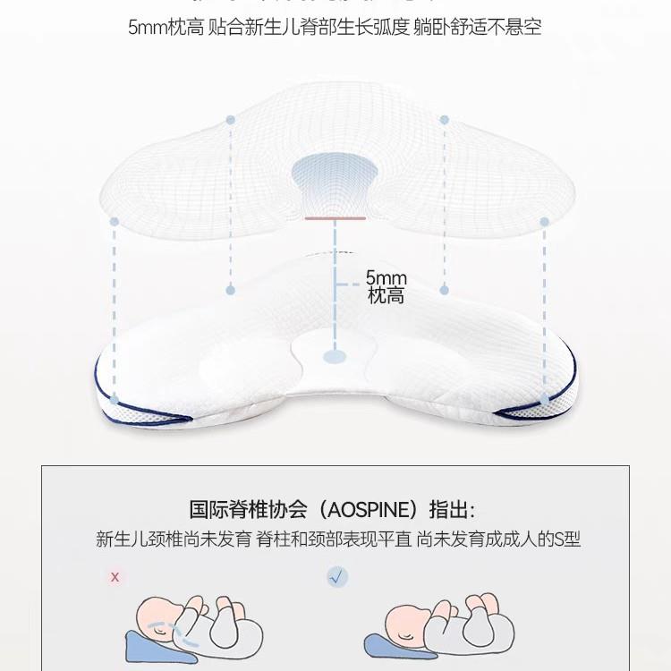 Doamima婴儿定型枕GZK0-1i岁纠头型新生儿枕头宝宝定型小正圆头护