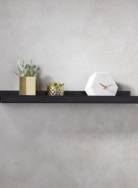 铁艺置物架墙上件FTK置物摆架家用客卧室一字隔板背景装厅饰搁板