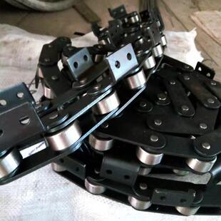 打包泥机弯板链条大节板距1链00工业链条重型水厂弯锰钢刮板ING机