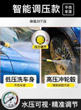 指南车压雷神洗车无品牌/机高压水洗泵水管收纳绕线盘可调力清洗