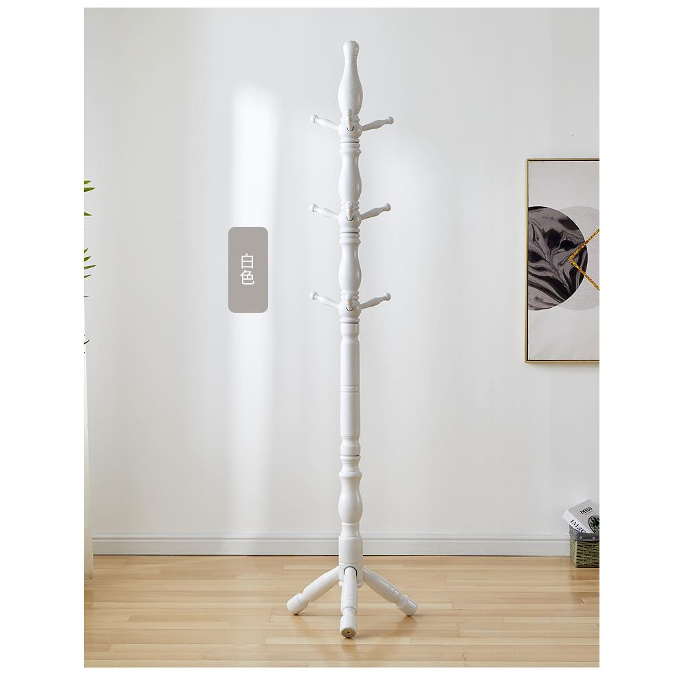 胜衣帽架小龄球挂衣架YMA添白蜡木地衣架保实木挂衣架11落小宝