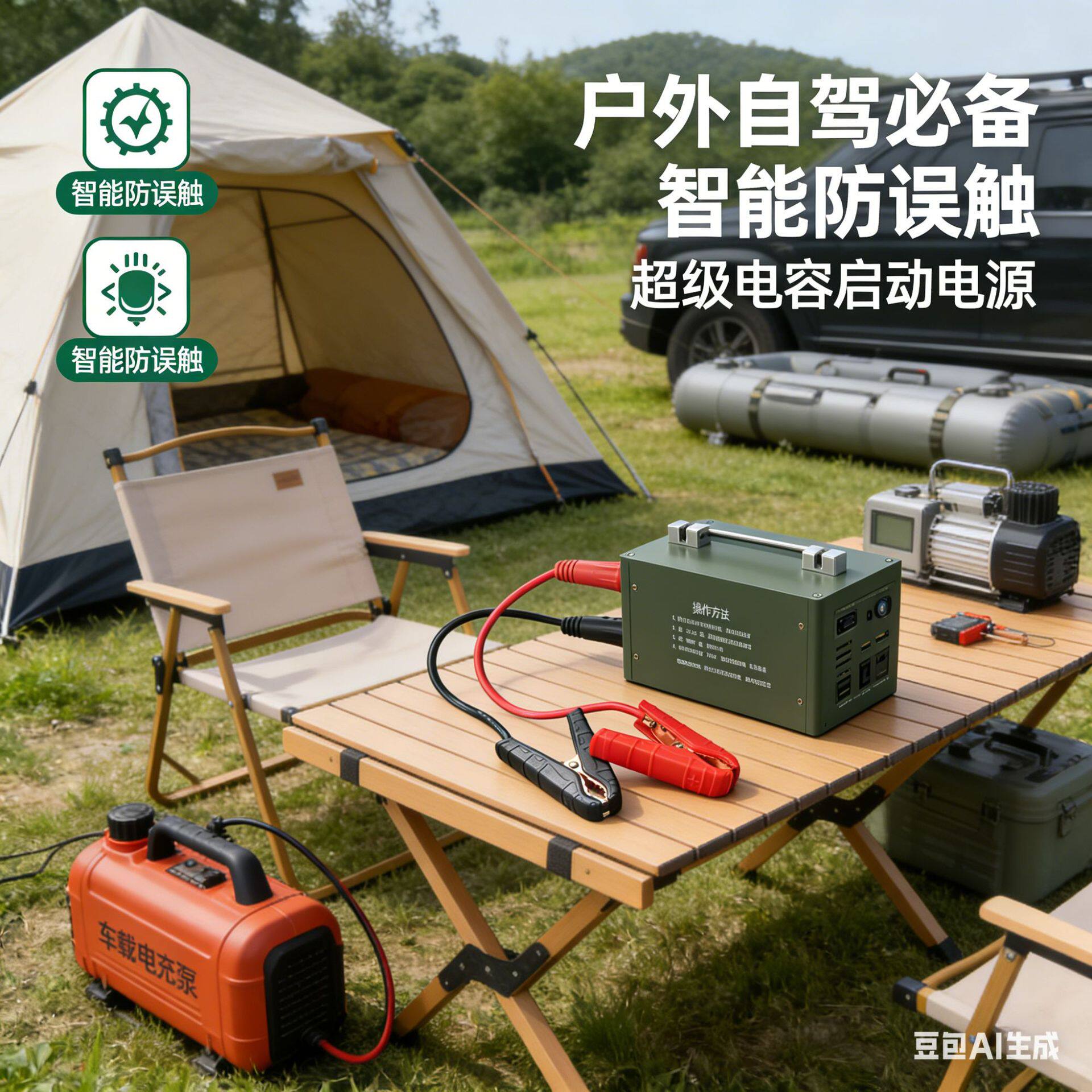 车载应急搭电宝 超级刀片锂碳电容12V24V 5分钟快充-40℃秒启自启
