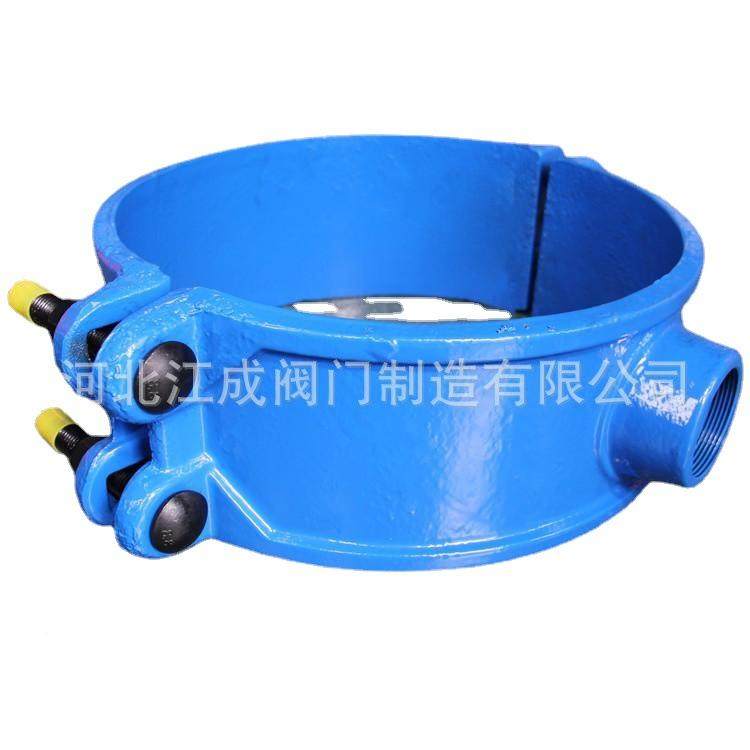 PV铸C无品牌/管接分支管用的丝扣分水子三通鞍，P11座0*50球墨铁