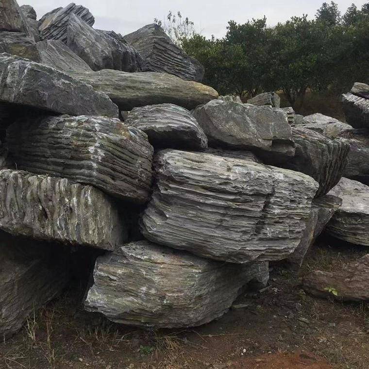 天千层造POX石矿山龟纹石庭鱼池假山设计制作施工然驳岸院草坪景