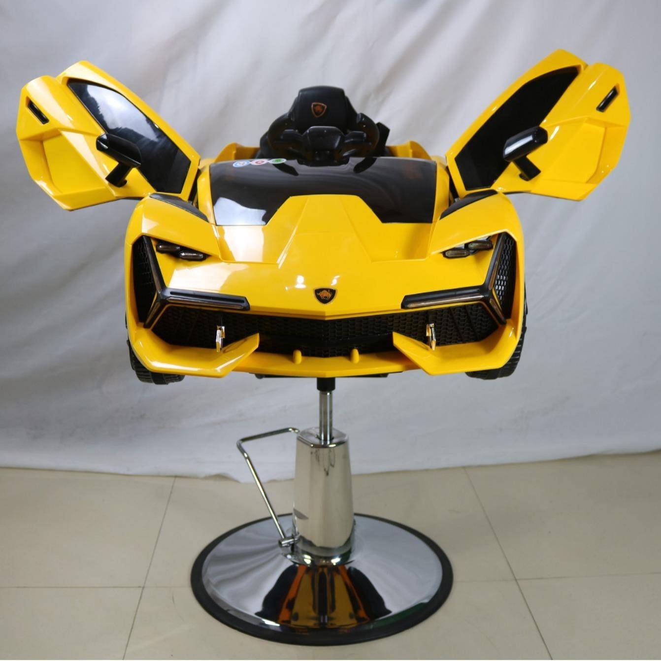 h儿童发汽车座椅子理剪发店发廊专用美z发升降小孩电动音卡SNG乐