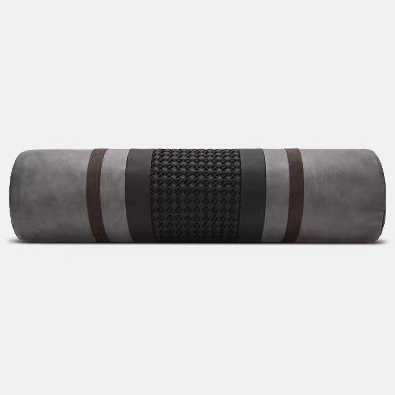 样房酒EOP店客厅抱枕轻奢简垫约现样代软装板间板沙发靠圆柱枕