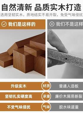 书架胡桃木色墙格子置物落地客厅架矮柜储子物VRZ柜靠书柜