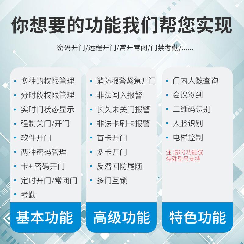 KOB门禁控制器单门双门四门主板多门控制板TCPIP网络WG门禁系统