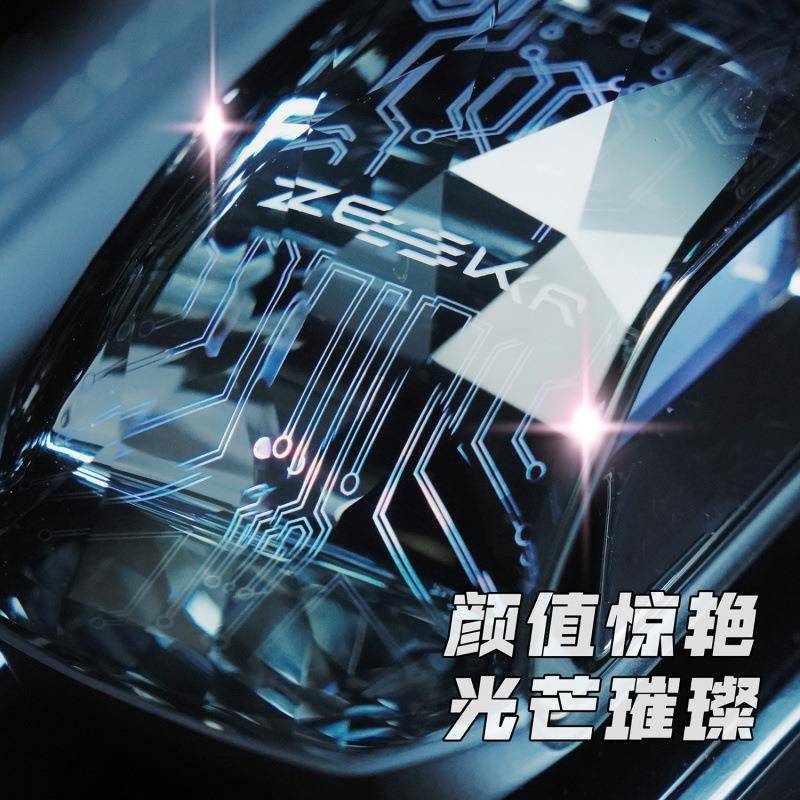 极氪F闪灵水挡档把氛围MXW灯无损汽车水晶档把换R杆24款21-25晶款