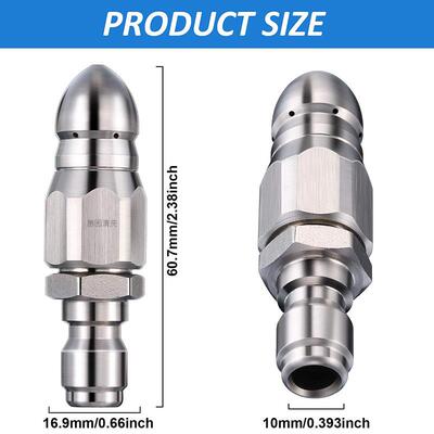 高压清洗机下道洗装M221套/4快接水冲接头旋转水ZHL老鼠排水软管