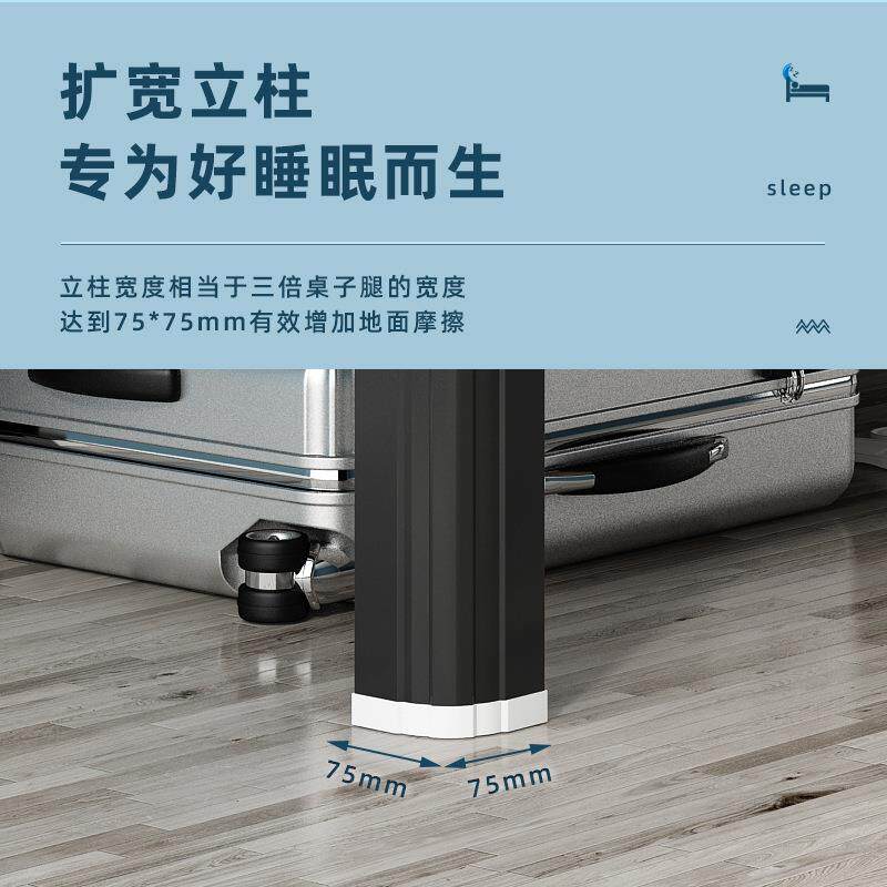 下铺双层床铁艺床学生公上寓寝架室下床上员工宿舍双人BXK铁床高